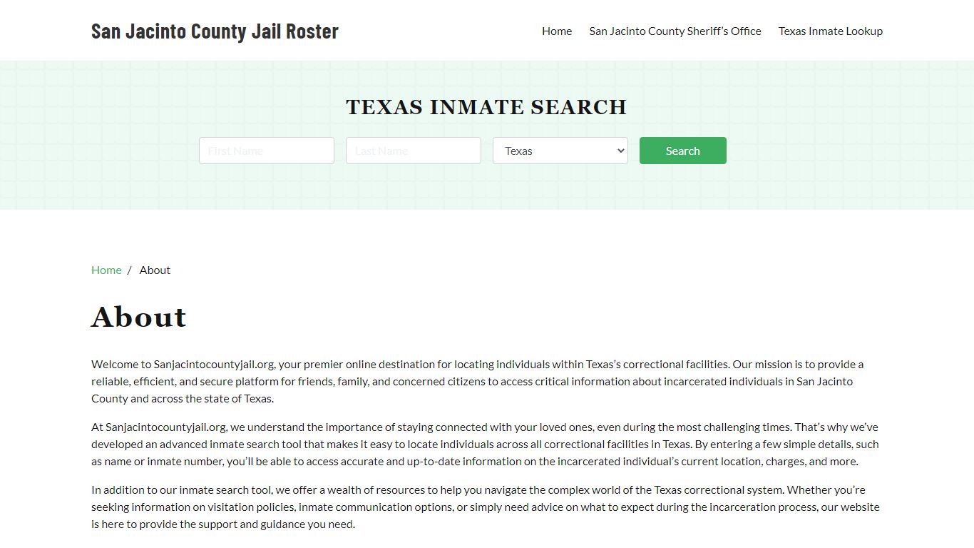 Texas Inmate Search